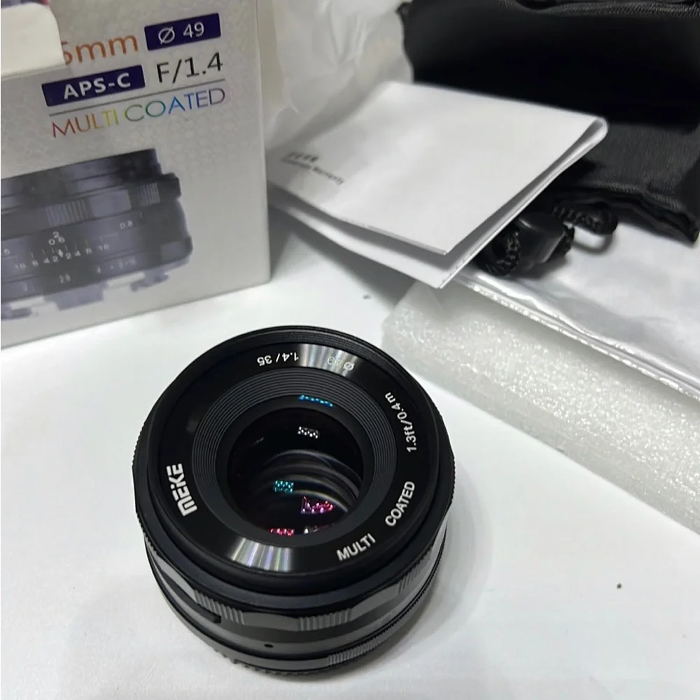 Meike 35mm APS-C F/1.4 For Mirrorless Camera For MFT-mount